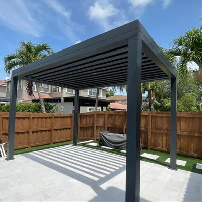 9x9 aluminium pergola